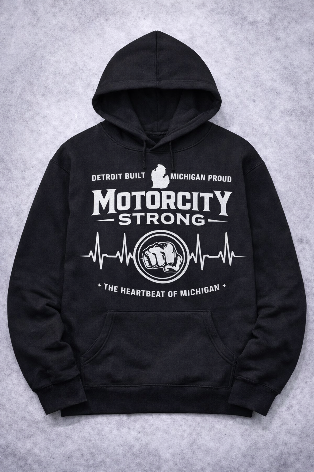 Detroit Built - Michigan Proud  Collection - Premium Hoodie