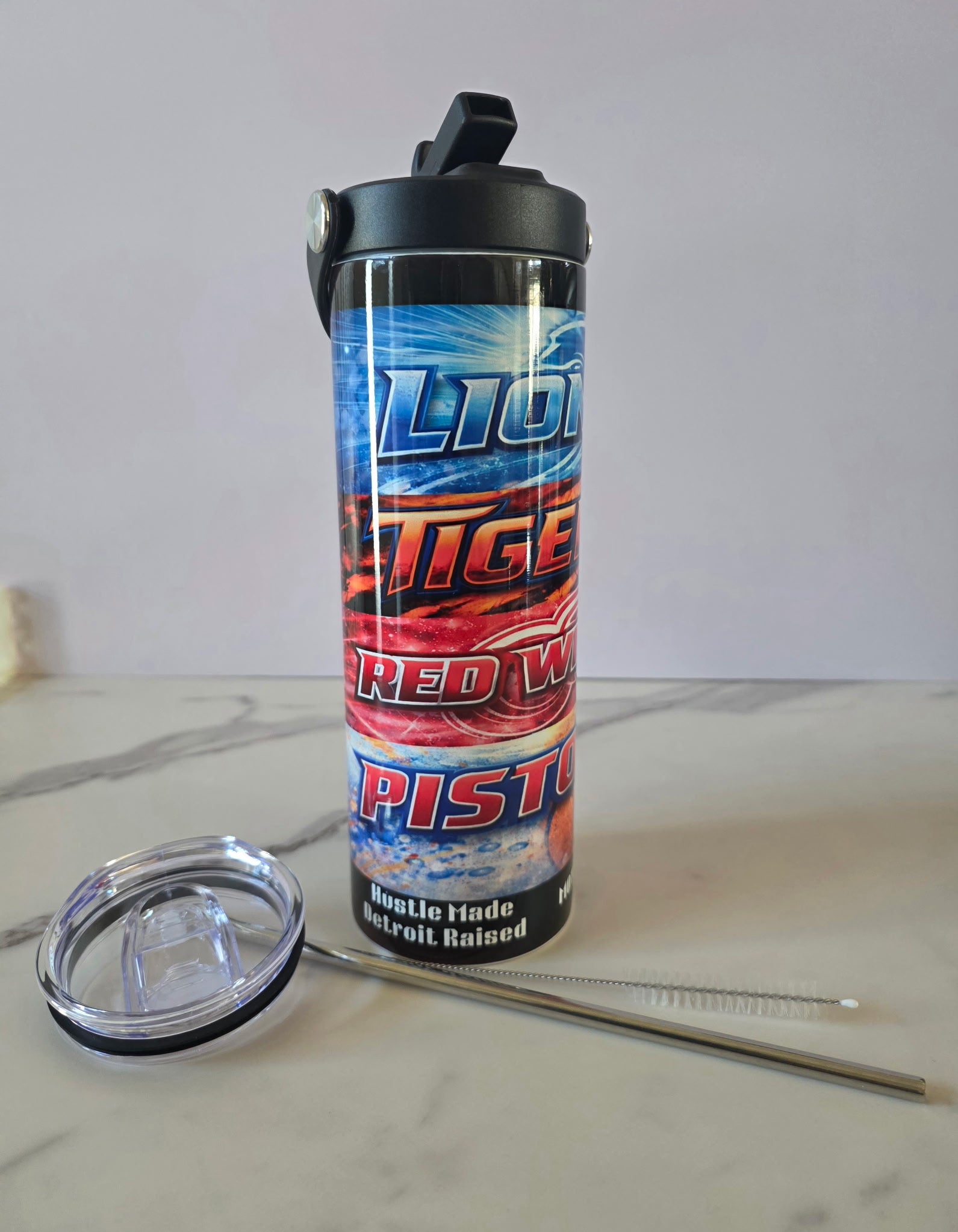Motorcity StrongTM - " Four Teams. One City". 20oz Insulated Tumbler