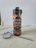 Motorcity Strong TM "Driven By Grit" 20oz Insulated Tumbler