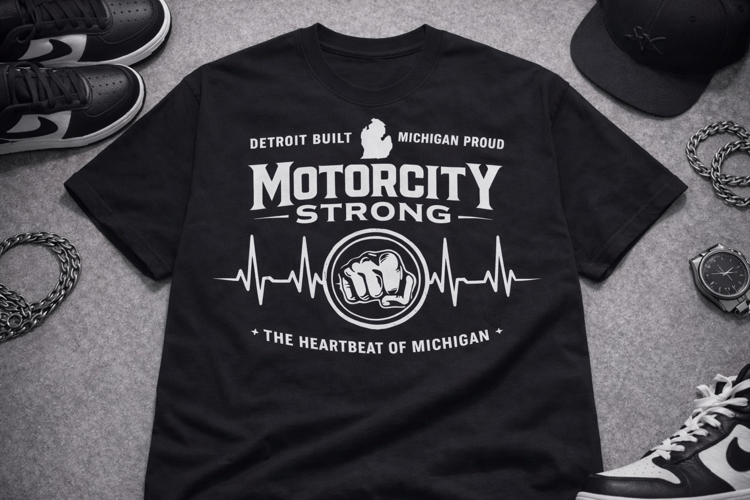 Detroit Built -  Michigan Proud Collection - Premium T Shirt