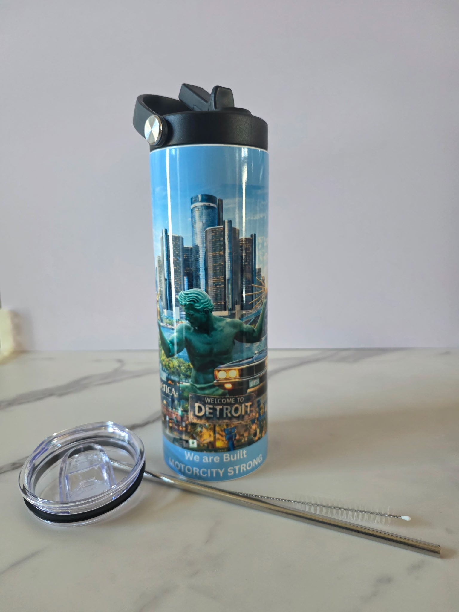 Motorcity Strong TM- "Motorcity Pride" 20oz Insulated Tumbler